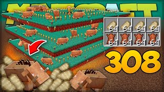 MEGA FARM DE HOGLINS! (COURO E CARNE) 1.16 // Meu Mundo #308 // Minecraft