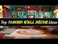 Top 50 Captivating BOHO Wall Decor Ideas| BOHO Decore Ideas to  Elevate your Space| Macrame Plants