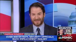 092719 MSNBC re National Security, Impeachment, State Department