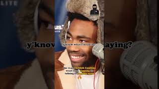 Childish Gambino freestyle to talking back to rapping is crazy