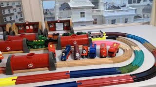 Chuggington Steam Train Thomas and Friends Brio Subway Tunnel Build Train Track Video For Children