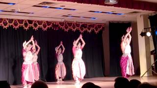 2013 Philadelphia Ganesh Festival, Bharatiya Temple - Odissi Dance, Madhavi Mudgal & Group