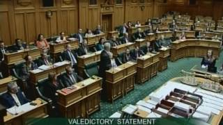 Valedictory Statement - Phil Goff - 11th October 2016