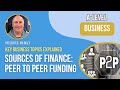 Sources of Finance | Peer-to-Peer Funding