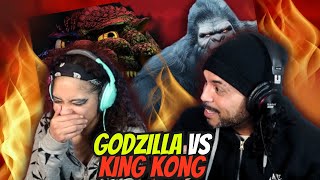 Godzilla vs King Kong Epic Rap Battle (REACTION)