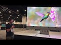 CEDIA Expo 2023: C SEED Exhibits HLR 144-Inch Outdoor Weatherproof Micro LED TV