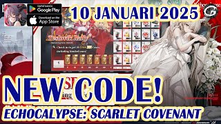 NEW CODE Echocalypse: Scarlet Covenant Giftcode \u0026 Redeem 10 Januari 2025 - Mobile Game (Android/IOS)