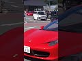 フェラーリf430スパイダー＆フェラーリ458イタリア爆音加速！！v8サウンド🔥