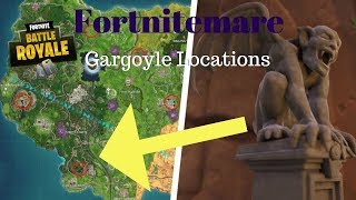 fortnite all gargoyle locations - gargoyle locations in fortnite