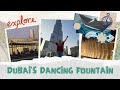 Nakamamanghang Dubai Fountain Show sa Dubai Mall