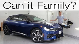 Can it Family? How well does Clek Child seats fit in the 2022 Kia EV6