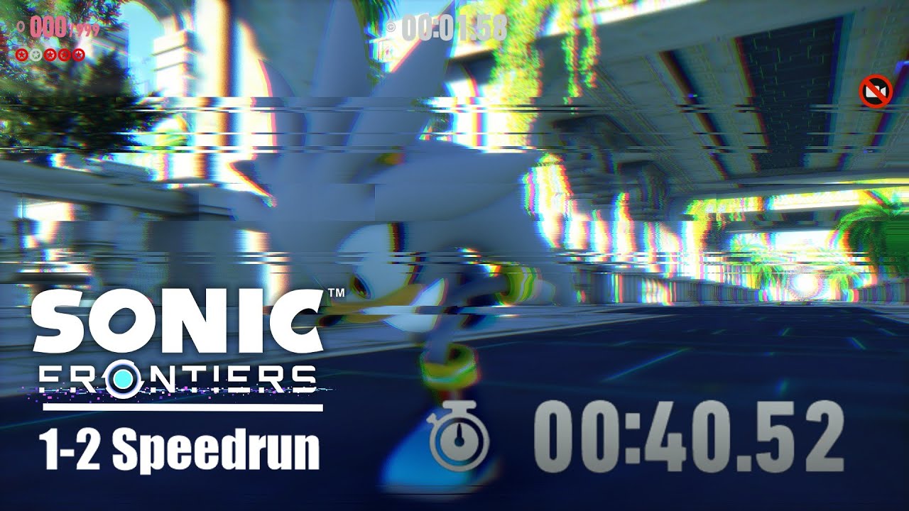 Sonic Frontiers 1 2 Speedrun 40 52 Youtube