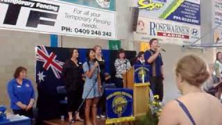 Australian Hymn at Kadina Memorial HS