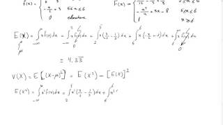 Triangular Distribution: Expected Value, Variance, and Quantile Function