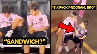 Funny moment when Ciro jokes with Thiago Messi before Inter Miami vs Chicago | Football News Today