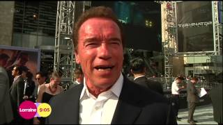 Arnold Schwarzenegger Likes Playing A Machine | Lorraine