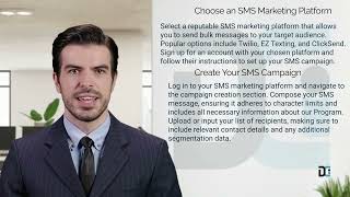 Step By Step Instructions Using A SMS Campaign