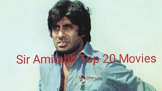 |Indian Actor Amitabh Bachchan Top 20 Movies|