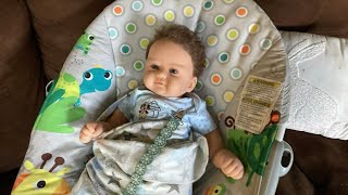 Baby Kliff’s bath routine….Ashton Drake adventure awaits