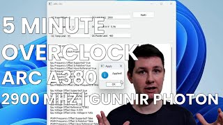 5 Minute Overclock: Arc A380 to 2900 MHz