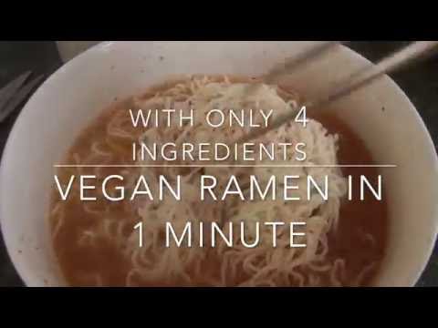 Vegan Ramen in 1 minute Vegan Ramen in 1 minute