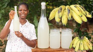 HOW TO MAKE BANANA WINE RECIPE !! | WINE RECIPE | LOCAL WINE RECIPE...