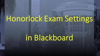 Honorlock Tutorial