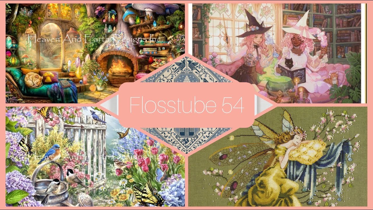 Flosstube 54 A Framed Finish And A Start Youtube