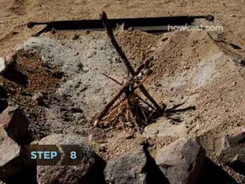 How To Build A Campfire - YouTube