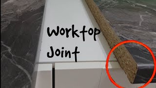 How To Joint Kitchen Worktop Corners (diy)