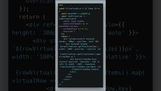 Boost React Performance with TanStack Virtual #React