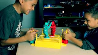 Rock'em Sock'em robots game | Deion's Playtime