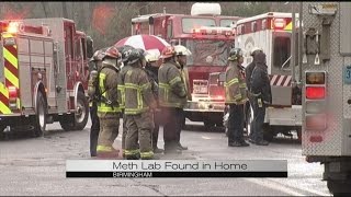 Apparent meth lab bust