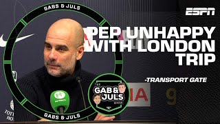 ‘Just leave the day before’ - Gab & Juls don’t buy Pep’s transport issue🚆 | ESPN FC