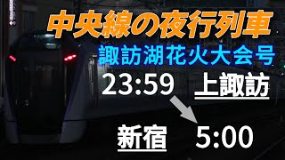 【乗車記】臨時特急　諏訪湖花火大会号に乗車してきた