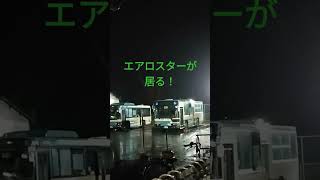 早朝の小鹿野車庫にエアロスターが‼️