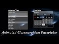 jQuery Datepicker : How to design jQuery Datepicker UI Theme with Glassmorphism Effect using CSS