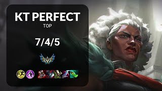 KT PerfecT Ambessa vs Fiora TOP - KR CHALLENGER Patch 15.3