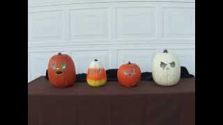 Singing Pumpkins - Ghostbusters (outside)