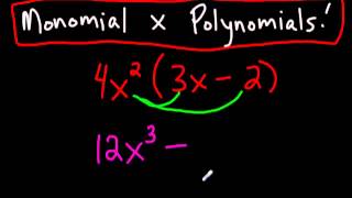 Multiplying a Monomial x Polynomial