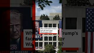 US President Donald Trump is leaving his mark on the US capital. #BBCNews