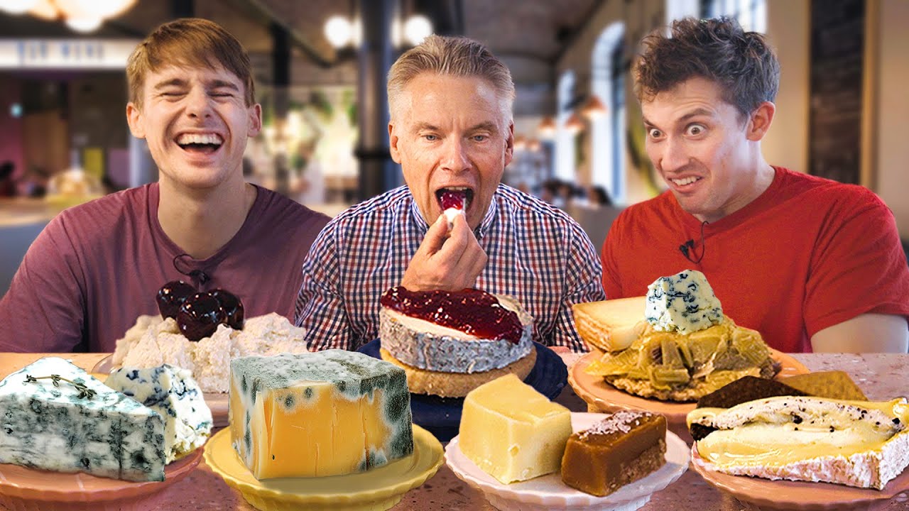 Rotating Cheese BUFFET with actual English Gentleman!