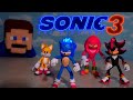 Sonic the Hedgehog 3 Movie 6 inch LIGHT UP FIGURES vs. SHADOW!!