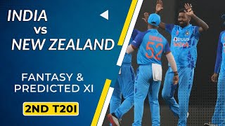 India vs New Zealand 2nd T20I: Probable XI, Top Fantasy Picks, Match Prediction