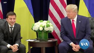 Ukrainian President Says 'No Blackmail' in Trump Call