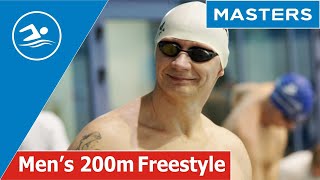 Vladimir Tishko at 200m Freestyle / Belarus Masters Swimming Championships 2020