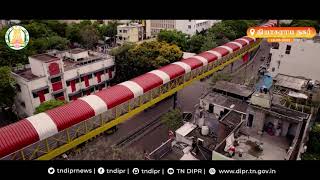 CM Inaugurated Skywalk in T.Nagar | தி.நகரில் அமைக்கப்பட்டுள்ள ஆகாய நடைப்பாதை #cmmkstalin #tndipr