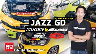 JAZZ GE Supercharg สายมู MUGEN ทั้งลำ & Spoon By Vtec Car Shop #moemagmeeting2023