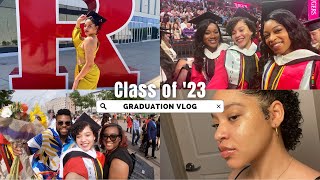 A Very HECTIC Graduation Vlog | Rutgers University 2023 | Prep, GRWM, Encouragement | KAYLA LYNN