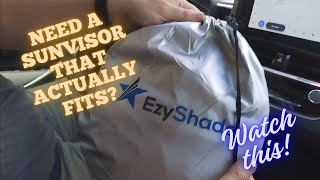 EzyShade Windshield Sun Shade with Shield-X Tech